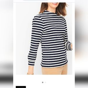 NWOT Talbots Funnel Neck top Sz 12